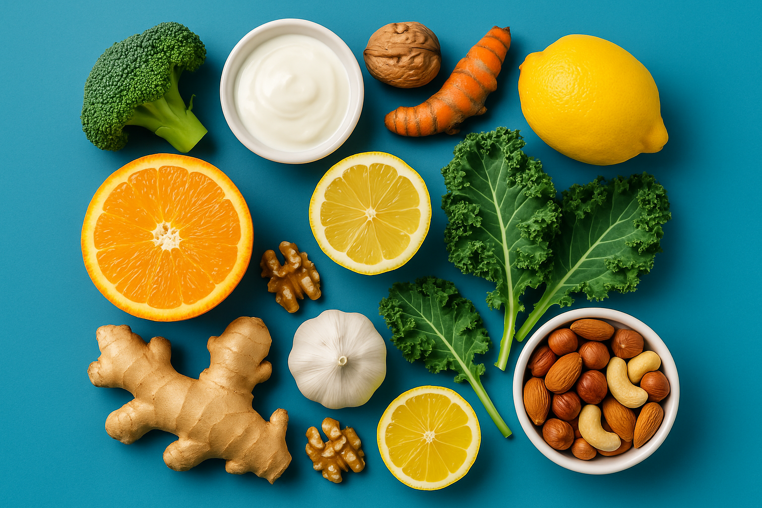 Alimentação para Melhorar a Imunidade Naturalmente: O que Comer para se Proteger